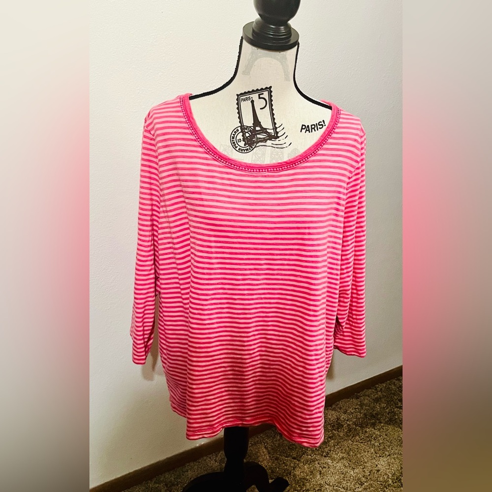 Marked down! Talbot 3X 3/4 sleeve light-weight tee